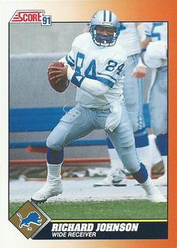 Richard Johnson Detroit Lions 1991 Score NFL #374